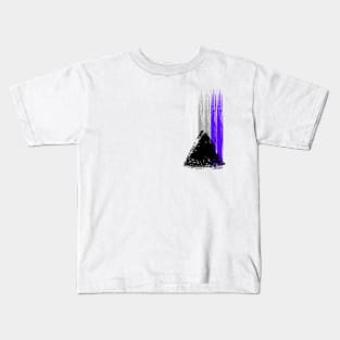 Pride Collection - Demisexual Pride Flag (Paint Streak/Vertical) Kids T-Shirt